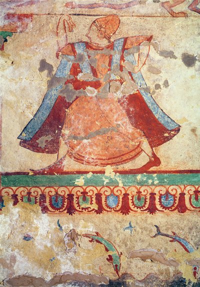 Dancer from the Tomb of Lions by Etruscan